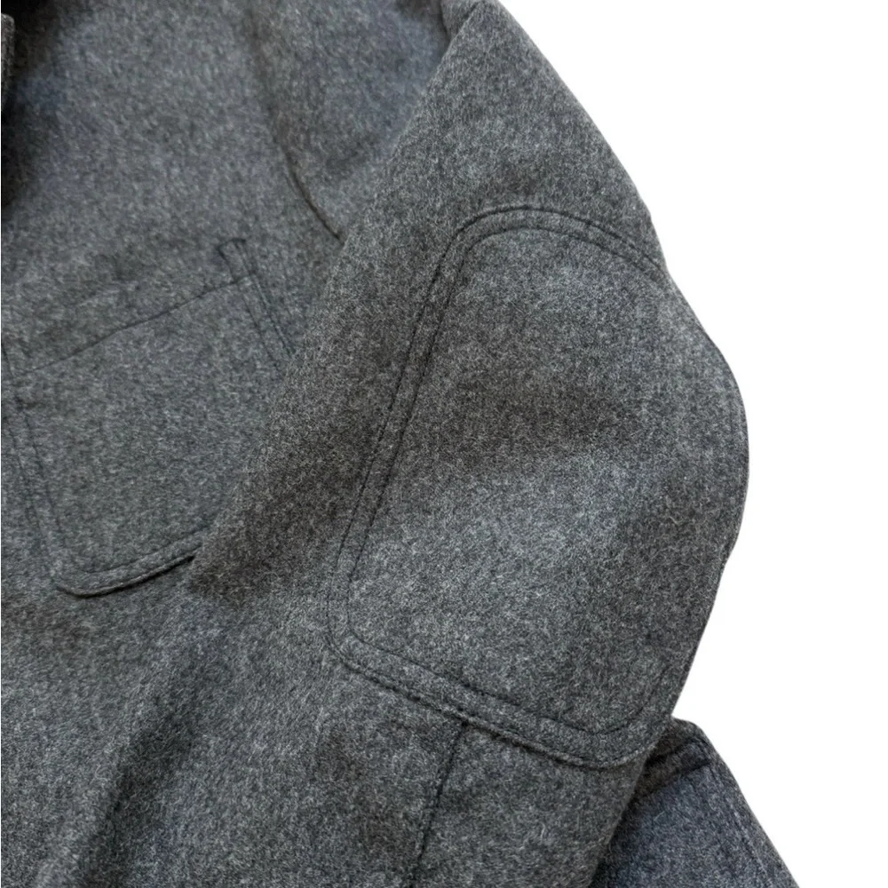 Wings + Horns Charcoal Wool Military-Style Field Jacket Mens Sz Large